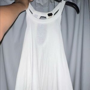 Free people white flowy halter top (tank top- muscle tee style)